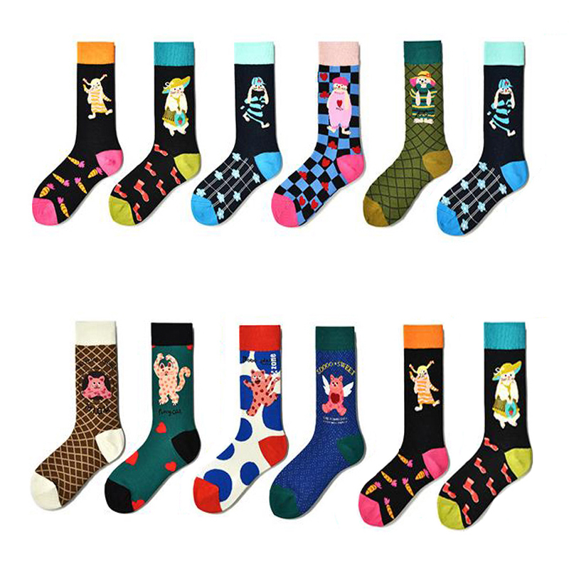 Women's Fashion Socks Cute Col - Street Fashion Youtube 评论和价格