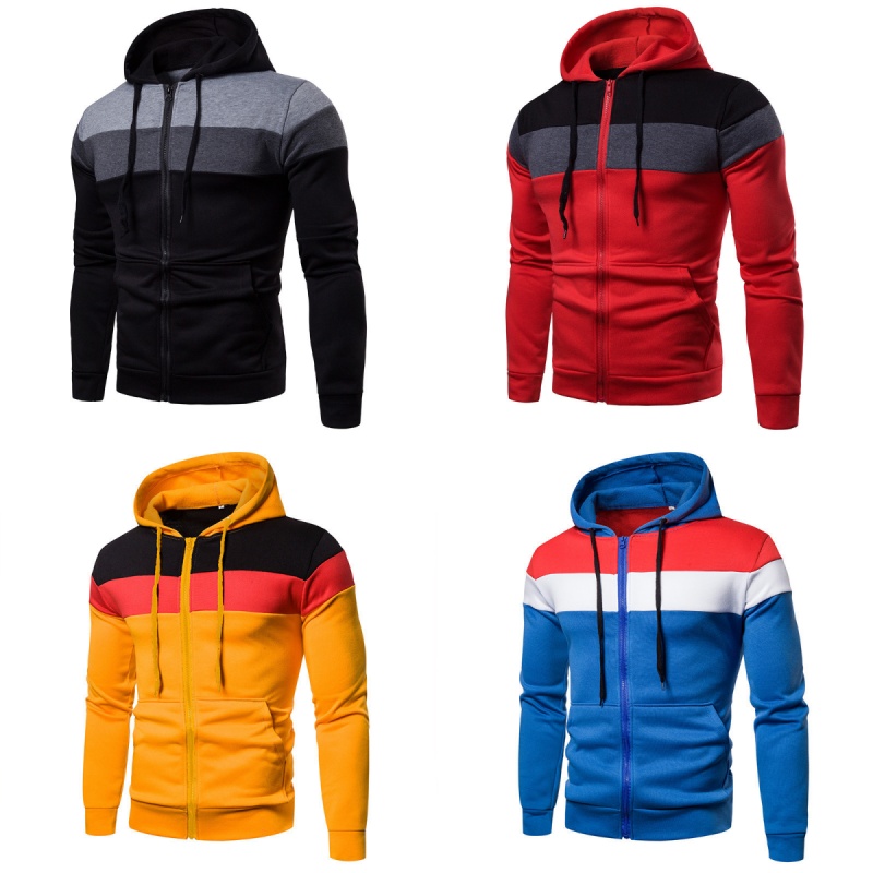 2025 Men's Patchwork Hoodie Ou - Street Fashion Fall 2025 评论和价格