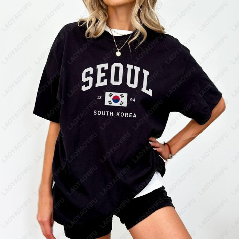 Seoul South Korean Flag Unisex - Street Fashion Seoul 评论和价格