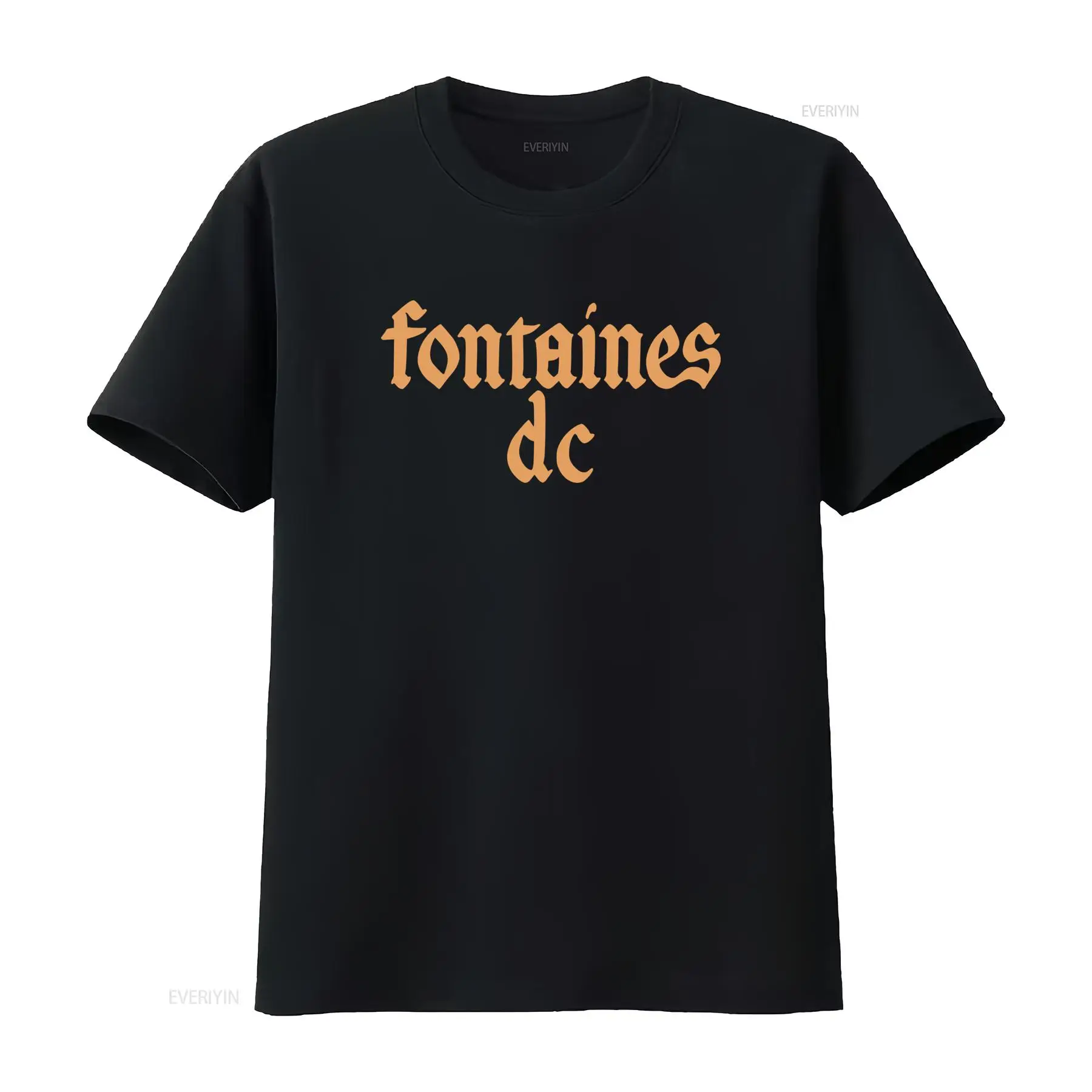Fontaines D C 'Gothic Logo' Bl - Street Fashion Mood 评论和价格