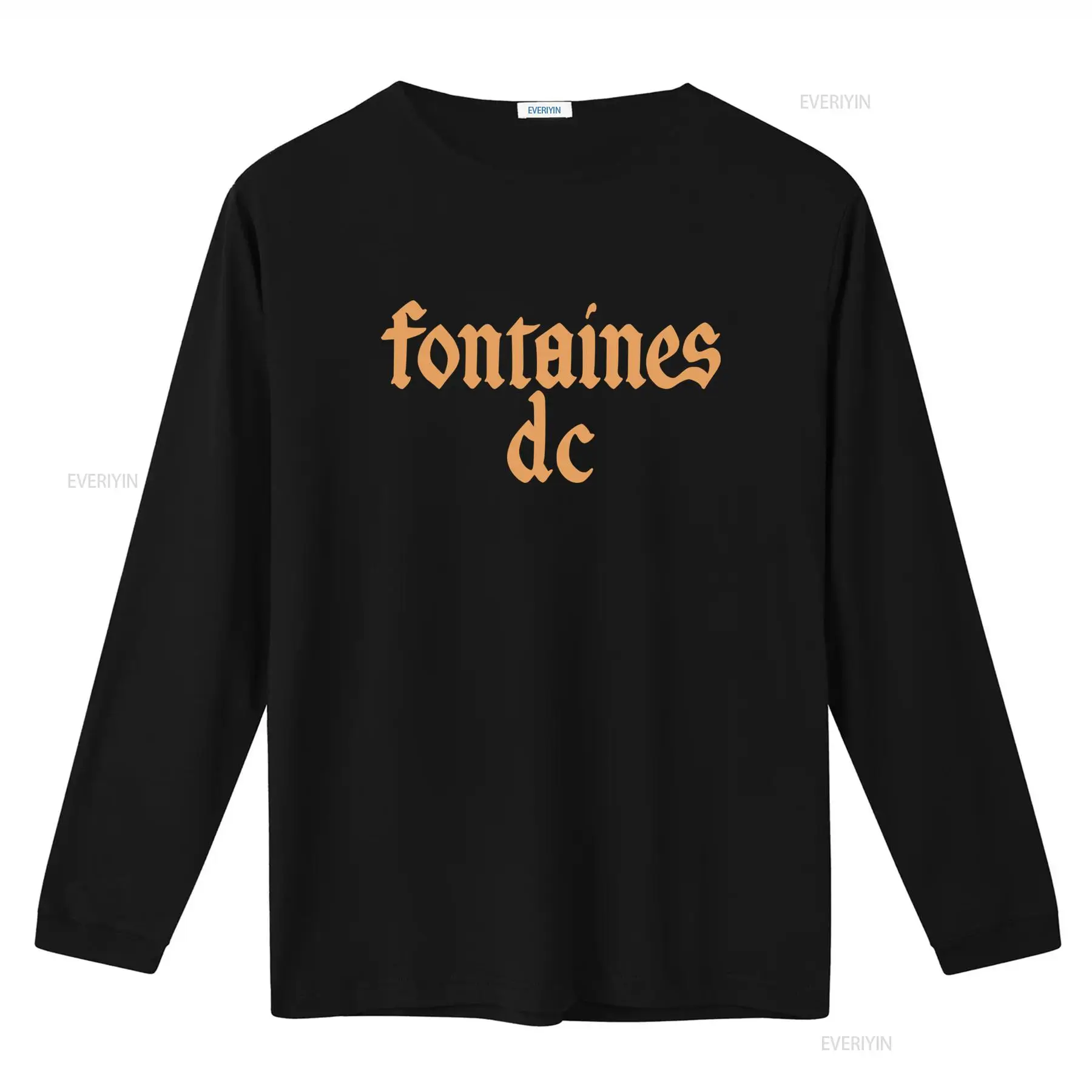 Fontaines D C 'Gothic Logo' Bl - Street Fashion Mood 评论和价格