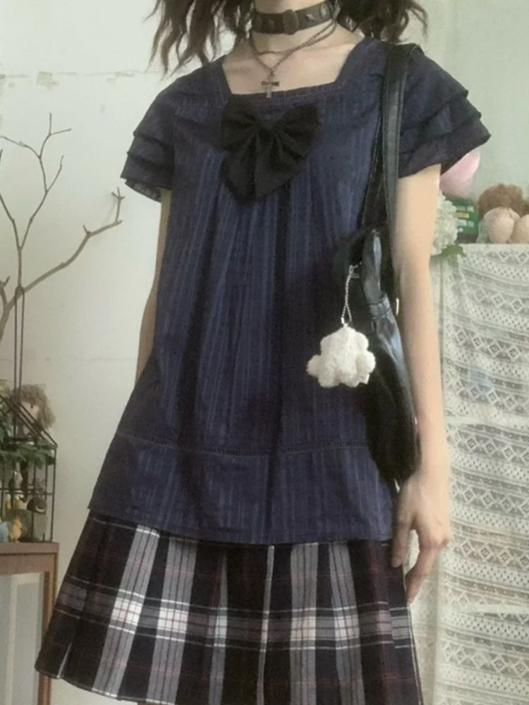 Vintage Japanese Style Two Pie - Street Fashion Harajuku 评论和价格