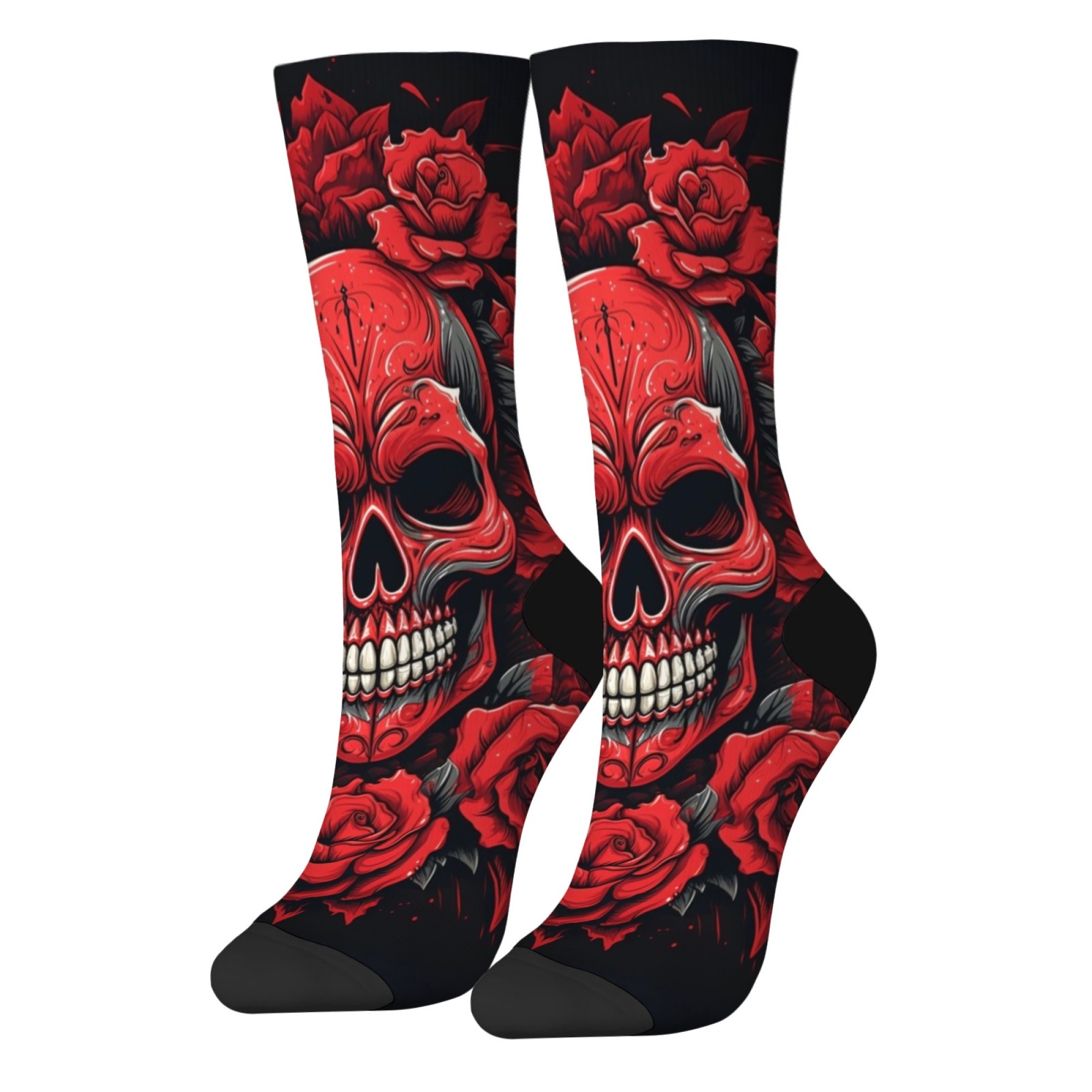 Vintage Rose Skull Fashion Soc - Street Fashion Youtube 评论和价格