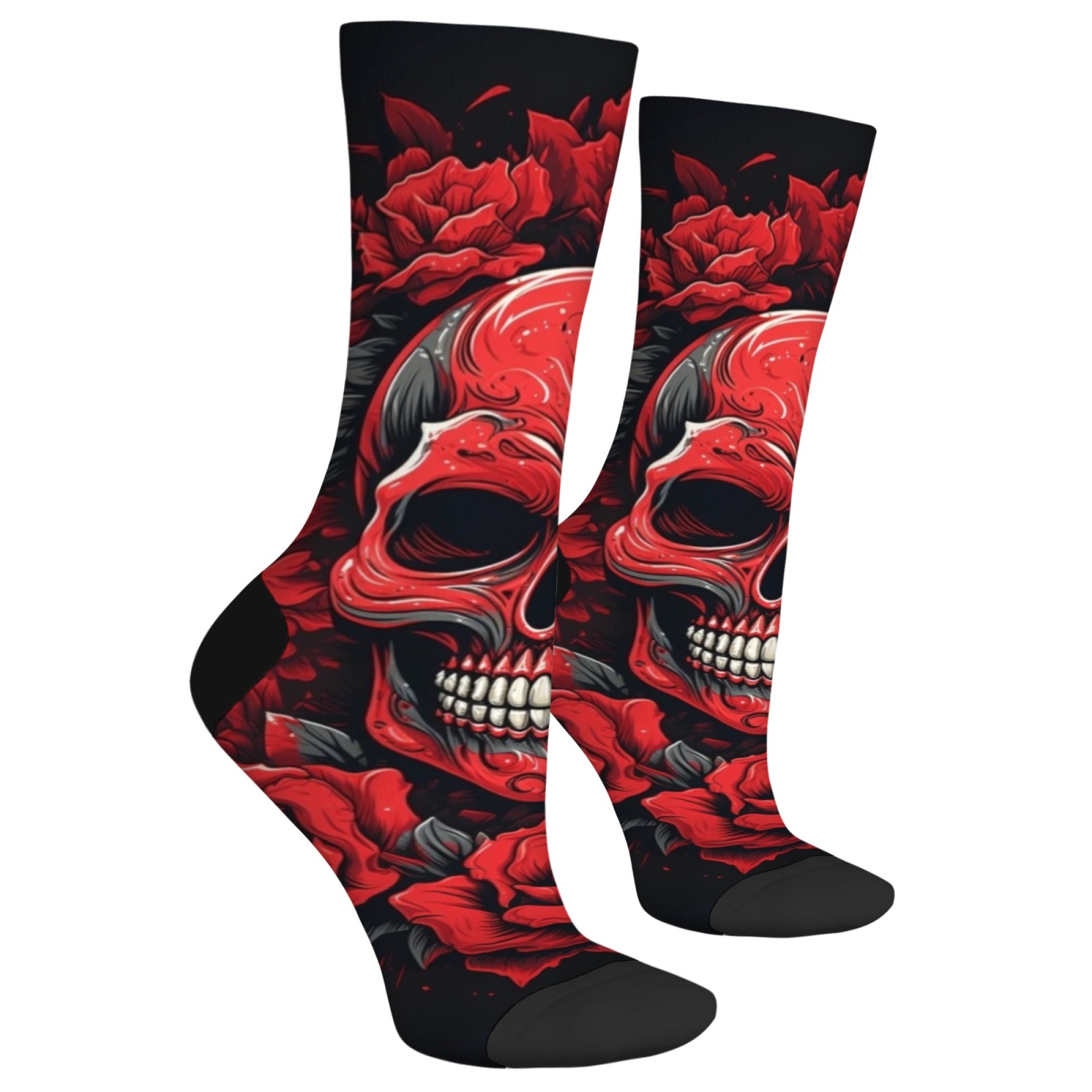 Vintage Rose Skull Fashion Soc - Street Fashion Youtube 评论和价格