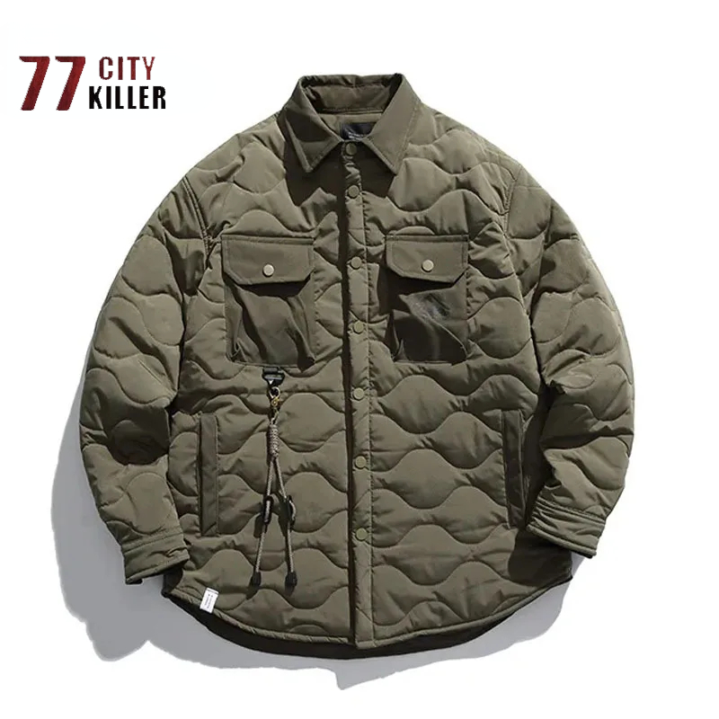 Vintage Cotton Jacket Men's Wi - Street Fashion Erkek 评论和价格