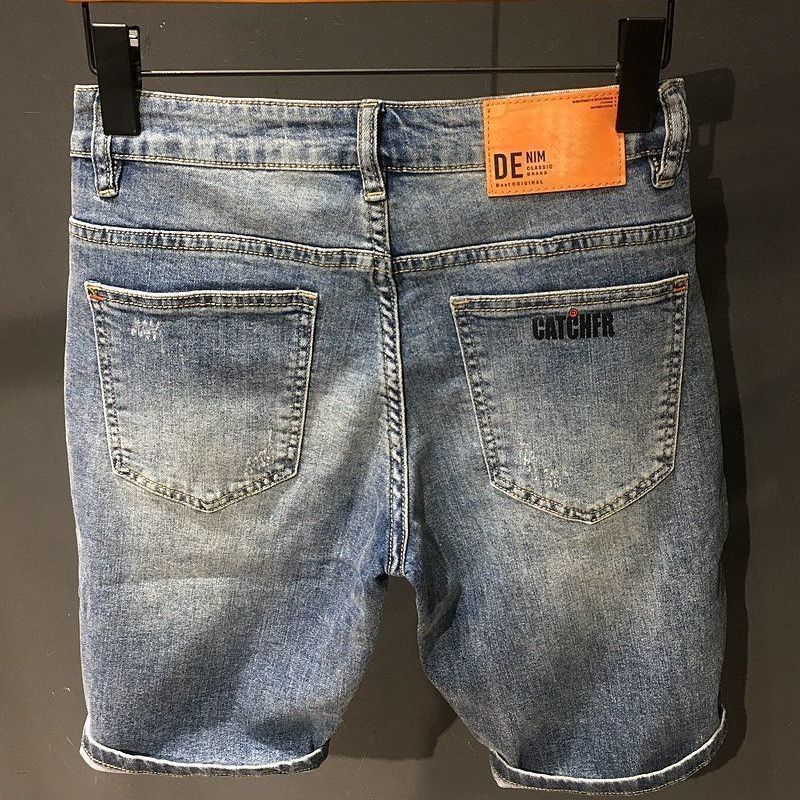 Short Jeans Pants for Men Over - Street Fashion Harajuku 评论和价格
