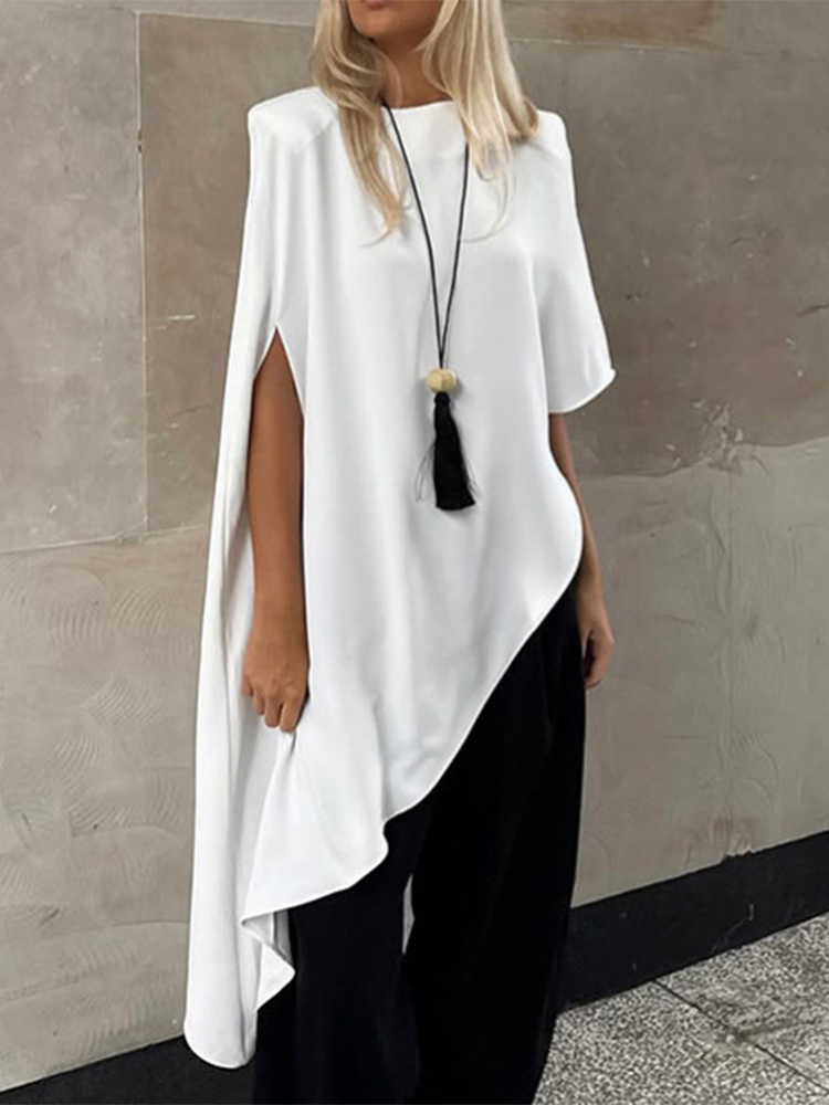 Trendix White Asymmetric Pullo - Street Fashion Fall 2025 评论和价格