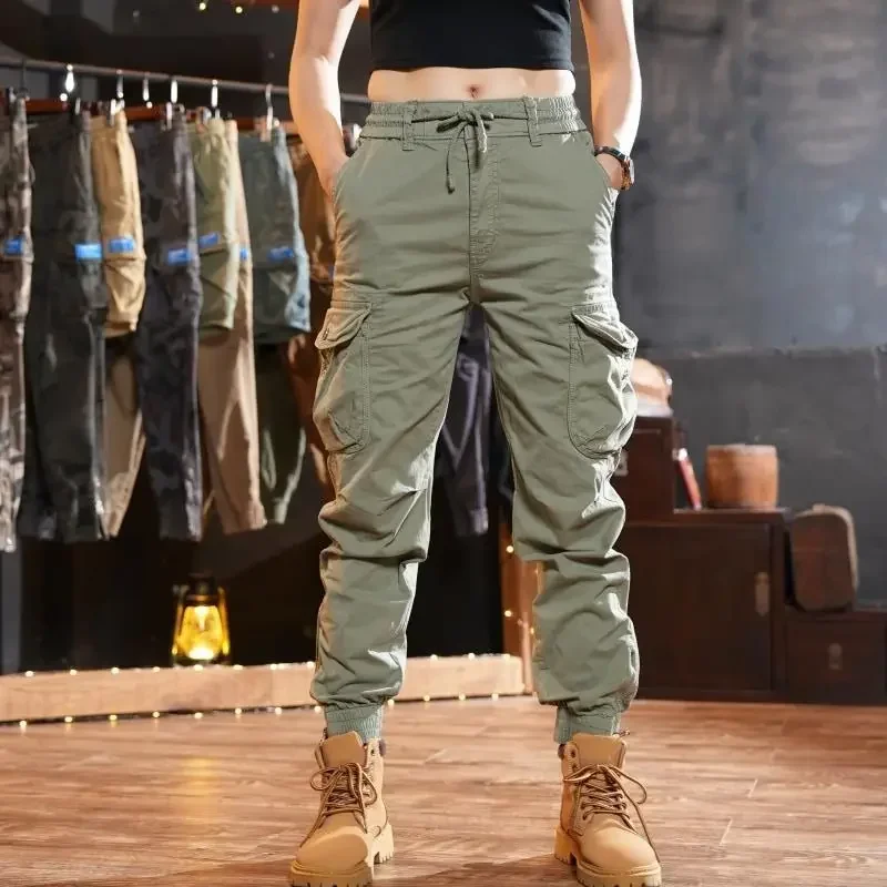 Multi Pocket Outdoor Trousers  - Street Fashion Harajuku 评论和价格