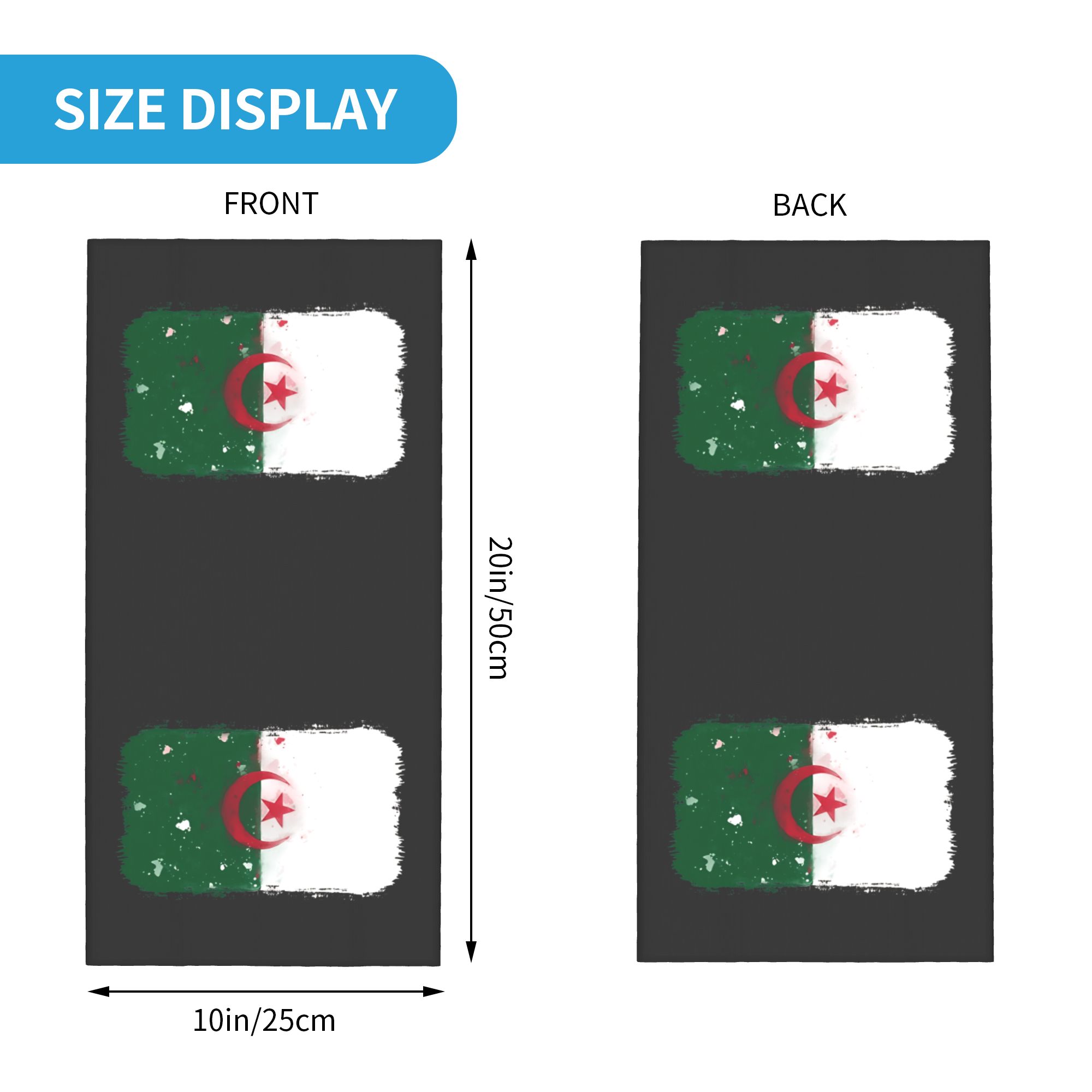 Flag of Algeria Bandana  Retro - Balaclava Face Mask 评论和价格