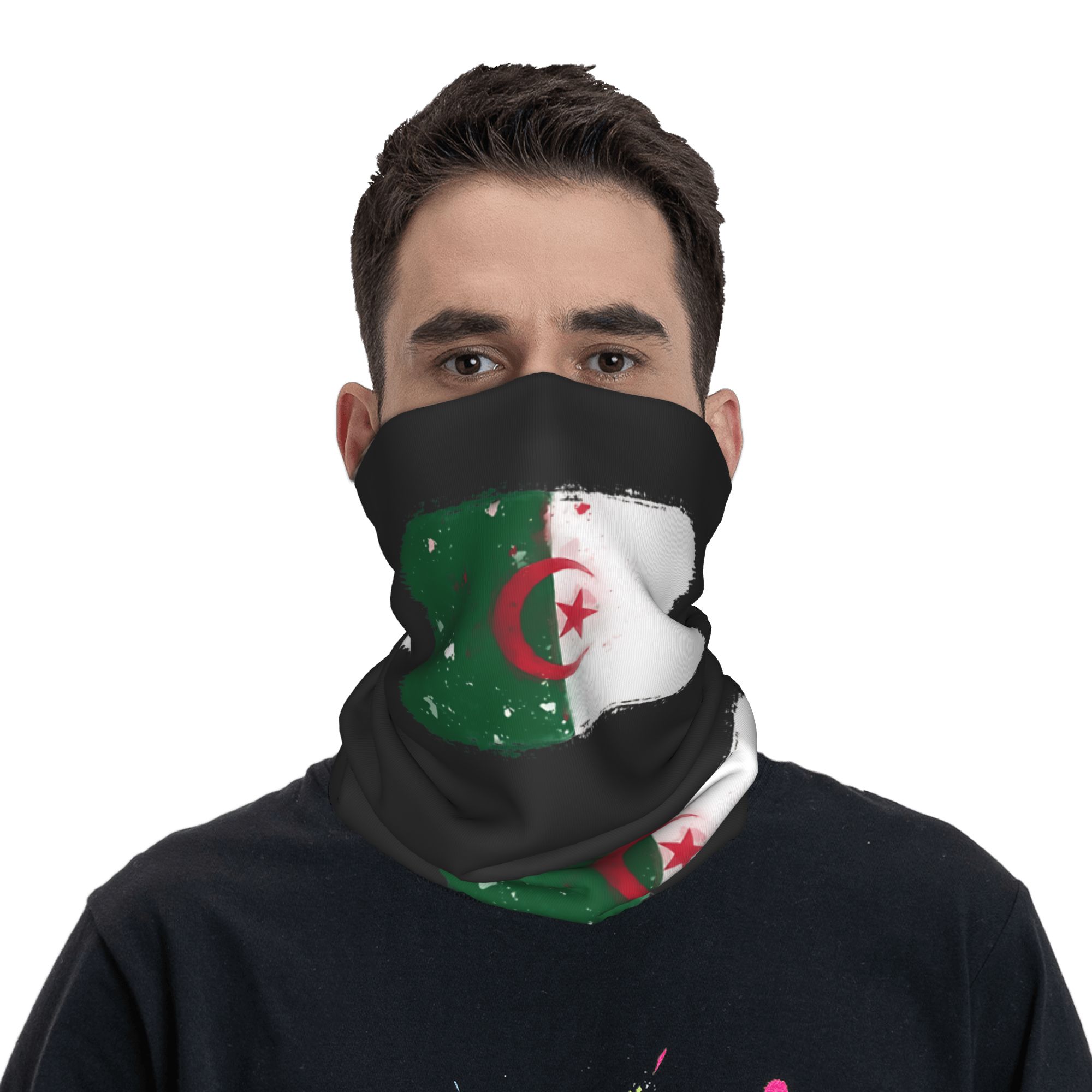 Flag of Algeria Bandana  Retro - Balaclava Face Mask 评论和价格