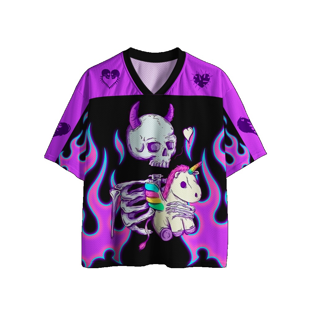 Gothic Football Jersey Vintage - Street Fashion Harajuku 评论和价格